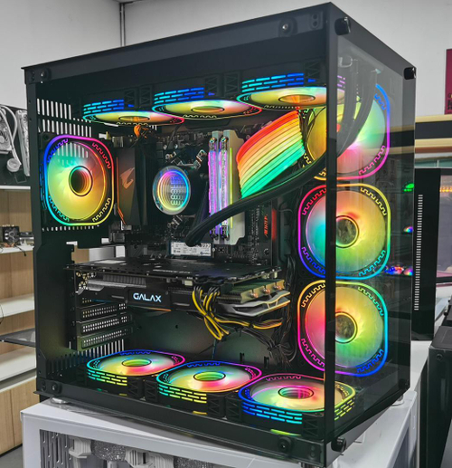 Корпус WJCOOLMAN LJ, Без БП, ATX, белый, 4xRGB FAN, 1xUSB2, 1xUSB3, бок: закалённое стекло (WJCM-LJ)