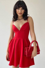 Платье 4335 красный