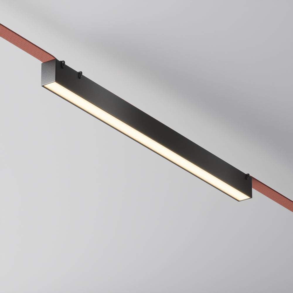 Трековый светодиодный светильник Maytoni Parity Basis TR129B-24W3K-B