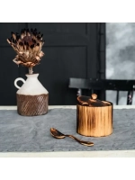 Сахарница с ложкой из кедра