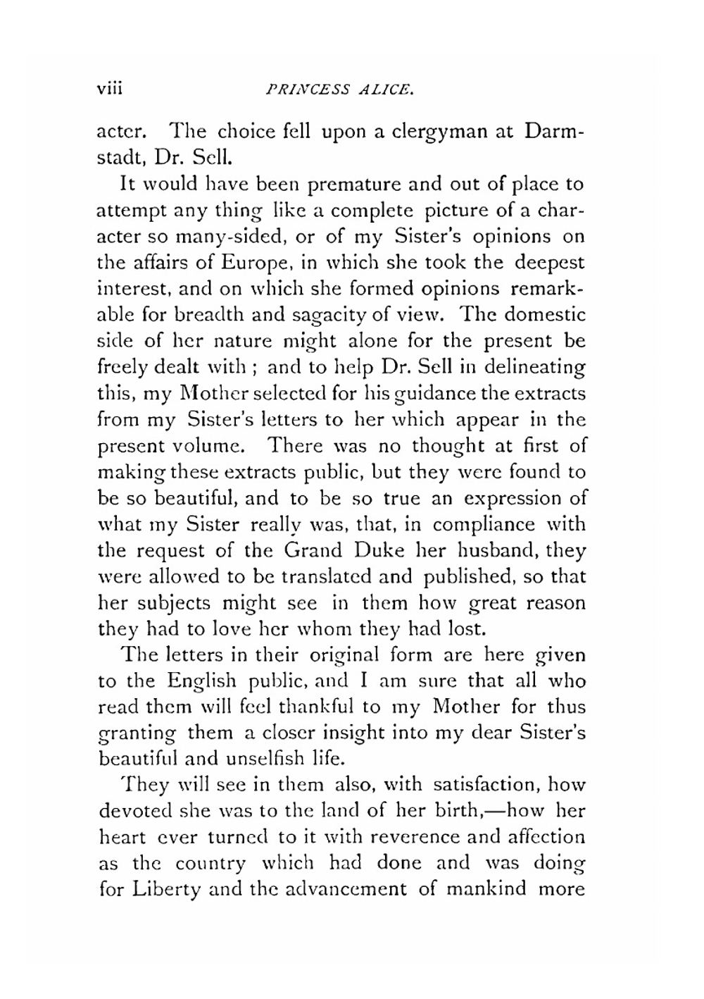 Alice, grand duchess of Hesse, princess of Great Britain and Ireland. Biographical sketch and letters | Grand Duchess Alice; Helena Augusta Victoria