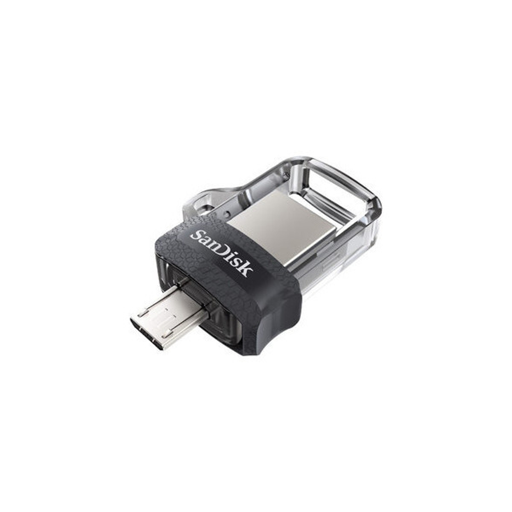 USB Флешка 64GB SanDisk Ultra Android Dual Drive, USB 3.0, micro USB, OTG, черная