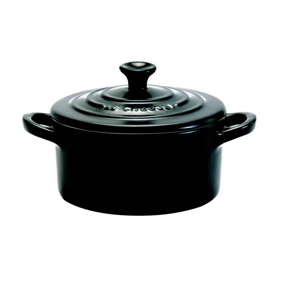 Le Creuset Мини-кокотница 10 см черная