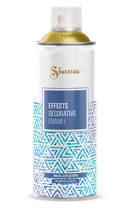 SIANA Effects  Аэрозольная эмаль для декора глиттер Бенгальский огонь 520мл
