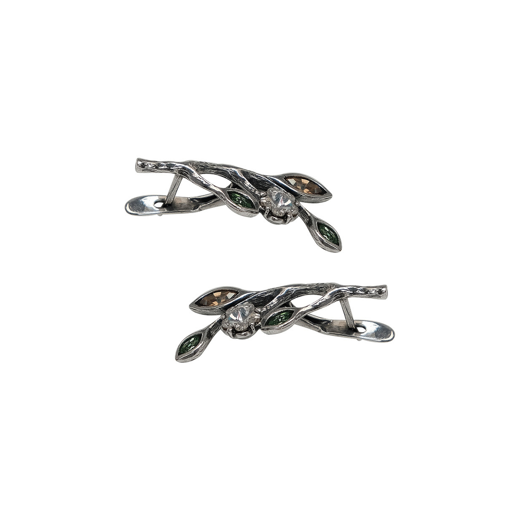 "Вишенка" серьги из коллекции "Оттепель" от Jenavi с английским замком