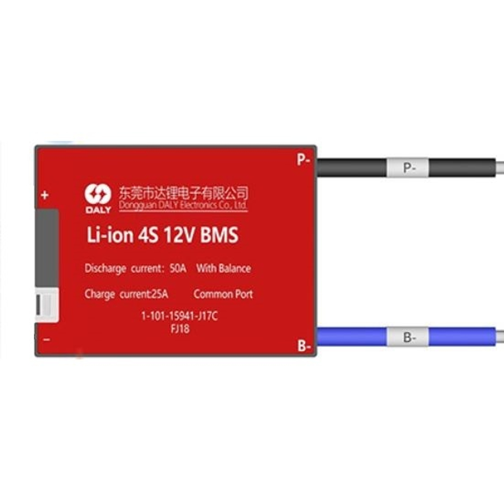 Плата контроля BMS Li-ion 4S 12V 50A