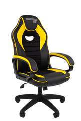 Офисное кресло Chairman   game 16 Россия экопремиум черный/желтый