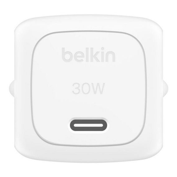 Сетевое зарядное устройство Belkin Compact USB-C Wall Charger 30 Вт (WCA008kqWH) White