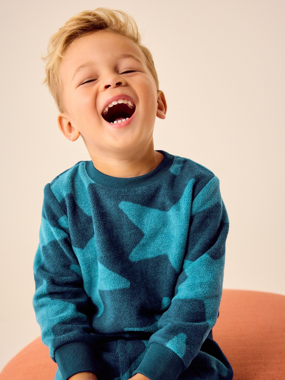 Пижама флисовая для мальчика Next N27-782, Синий