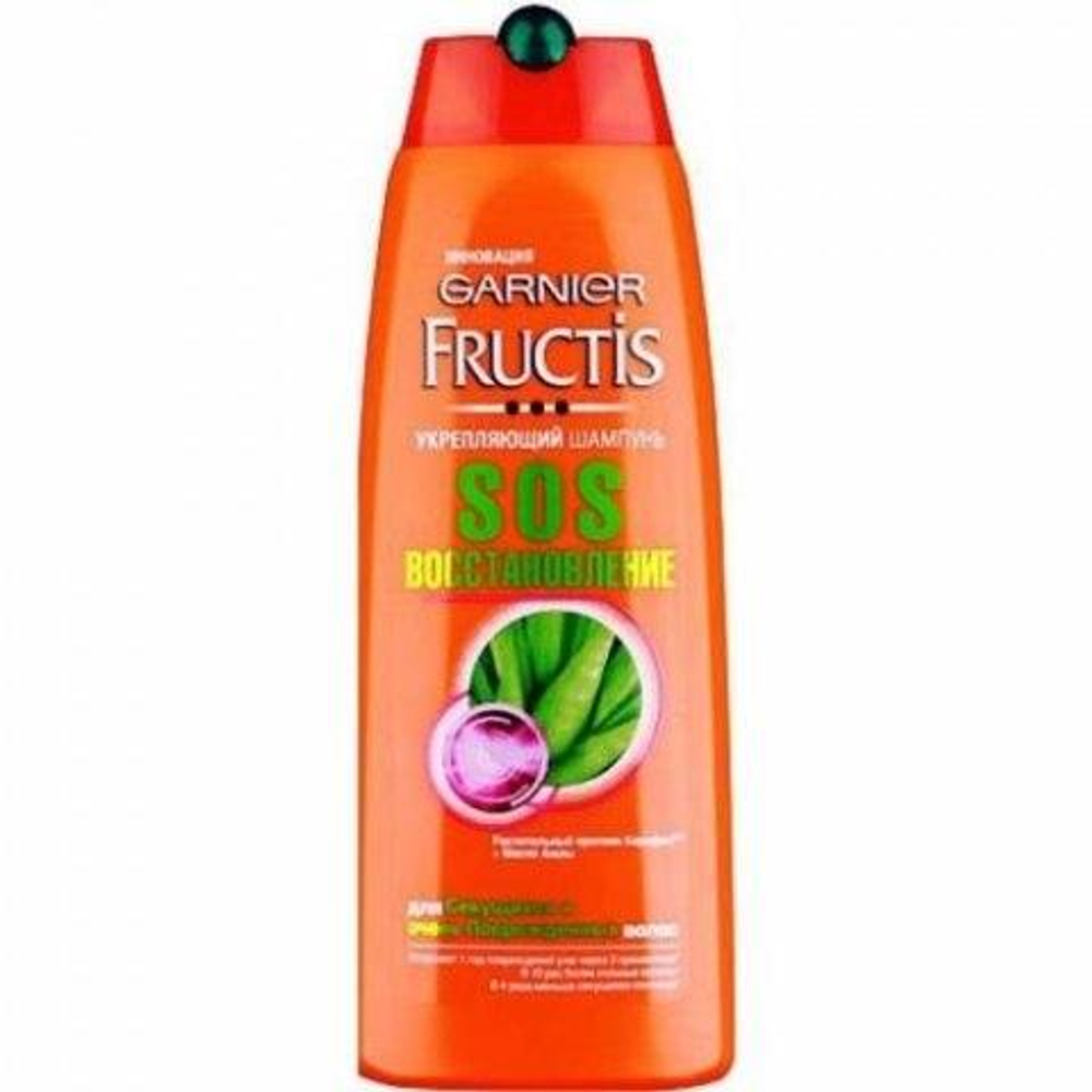 Garnier Fructis Шампунь для волос SOS Восстановление, для секущихся и поврежденных волос, 400 мл