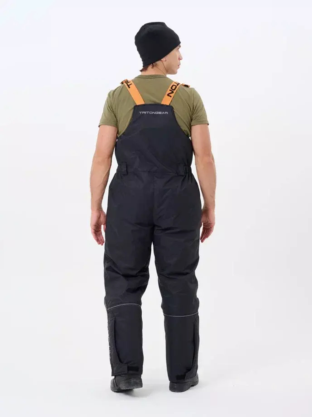 Костюм-поплавок TritonGear S&F Skif -40 (Таслан), Полукомбинезон, Черно-оранжевый