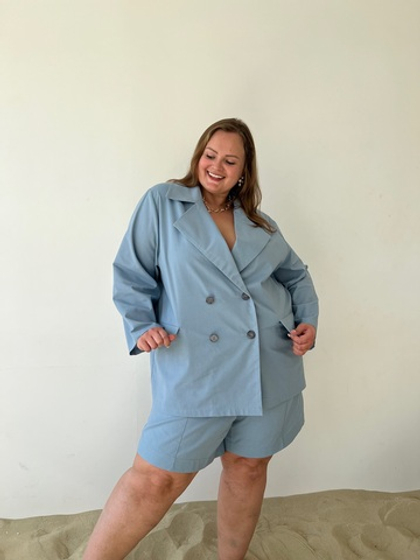 Пиджак рубашка изо льна