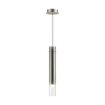 5061/5LA PENDANT ODL24 383 серебристый/дымчатый/металл/стекло Подвес LED 4W 3000K SHINY