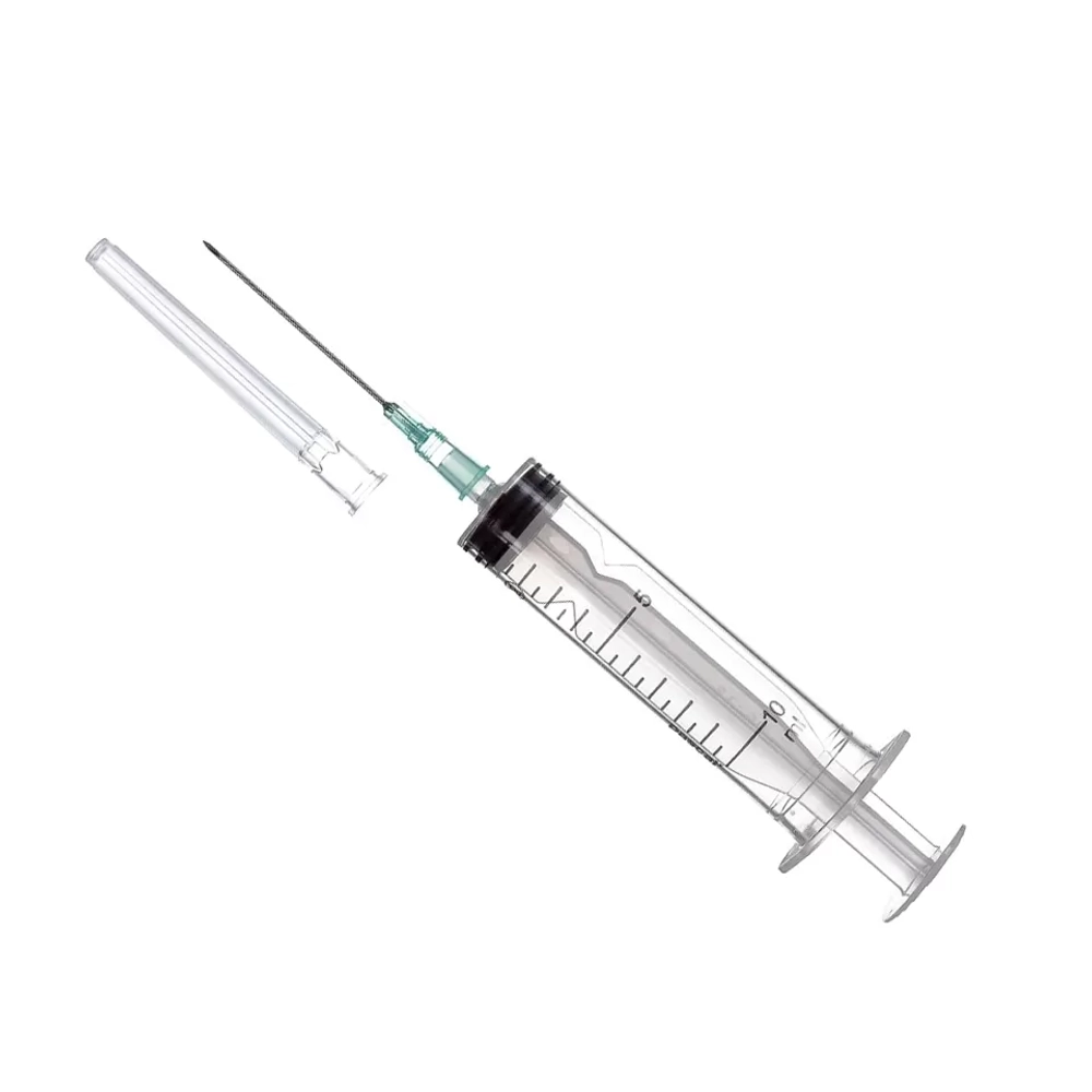 Шприц трехкомпонентный 10 мл 21G 1/2 0,8х38 мм SALUVIT 60 шт