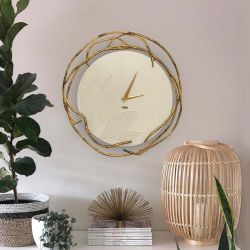 Часы настенные Арт Колор Серый шелк Амбер