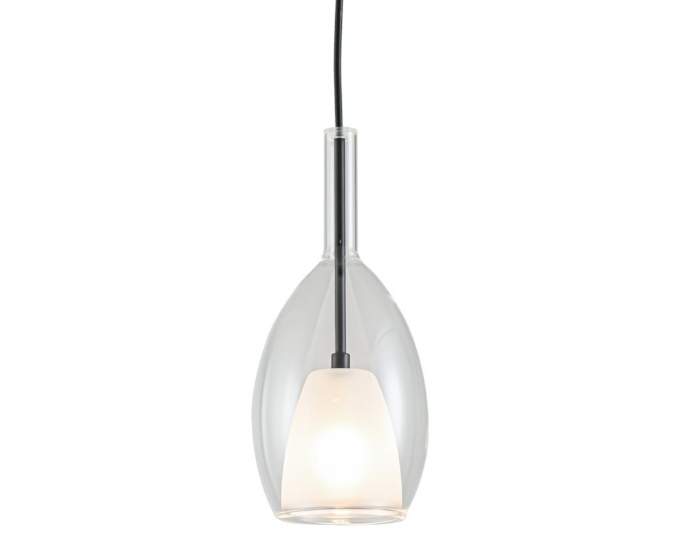 Подвесной светильник Newport NORA 7232/S mat.black clear, М0071762