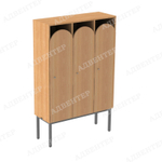 Шкаф детский для одежды 3 СЕКЦИИ