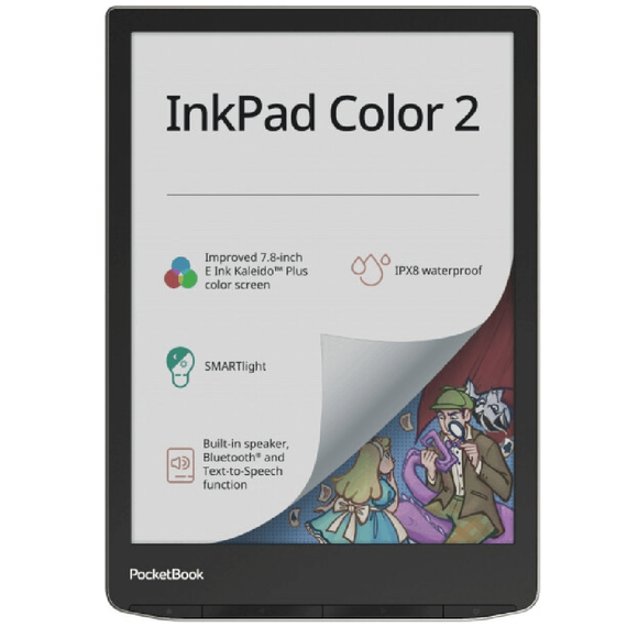 e-reader Pocketbook PB743C Moon Silver