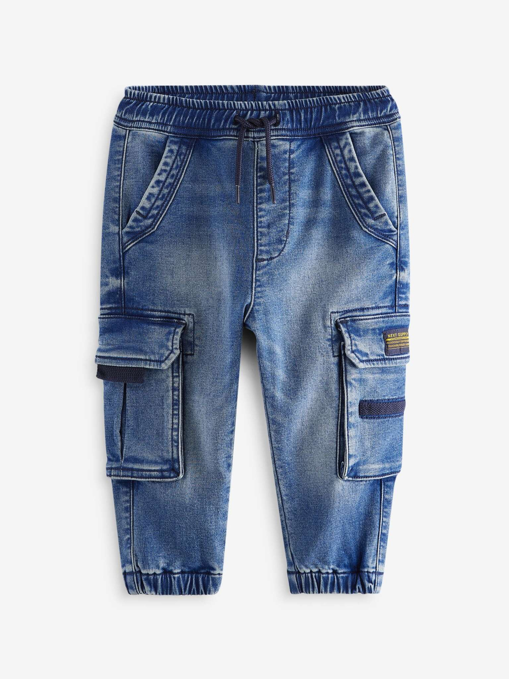 Джинсы карго для мальчика Next 971-047, Синий