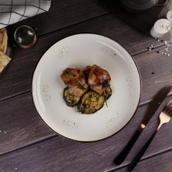 Тарелка с бортом d 25 см h4 см   Noble [6]