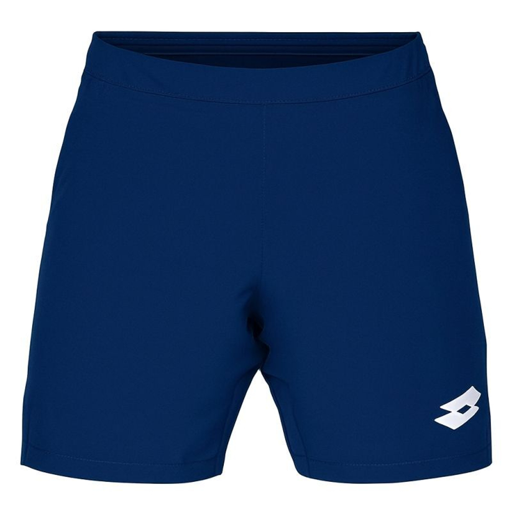 Теннисные шорты Lotto Tech JR B IV D1 7" - navy blue/bright white