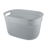 Корзина для хранения OSLO 18л серый шторм