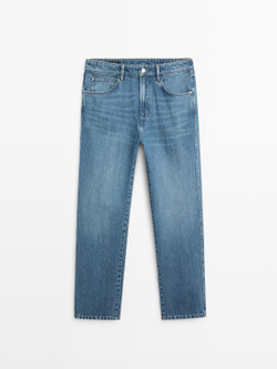 Massimo Dutti Джинсы зауженного кроя, индиго