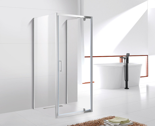 Душевой уголок Cezares Molveno 100x80 MOLVENO-BA2-100/80-C-Cr-IV профиль Хром стекло прозрачное