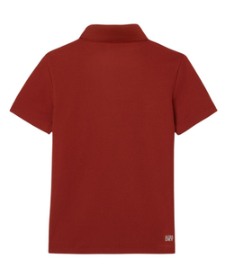 Детская теннисная футболка Lacoste Kid's Roland-Garros Ball Kids Edition - brown/light brown