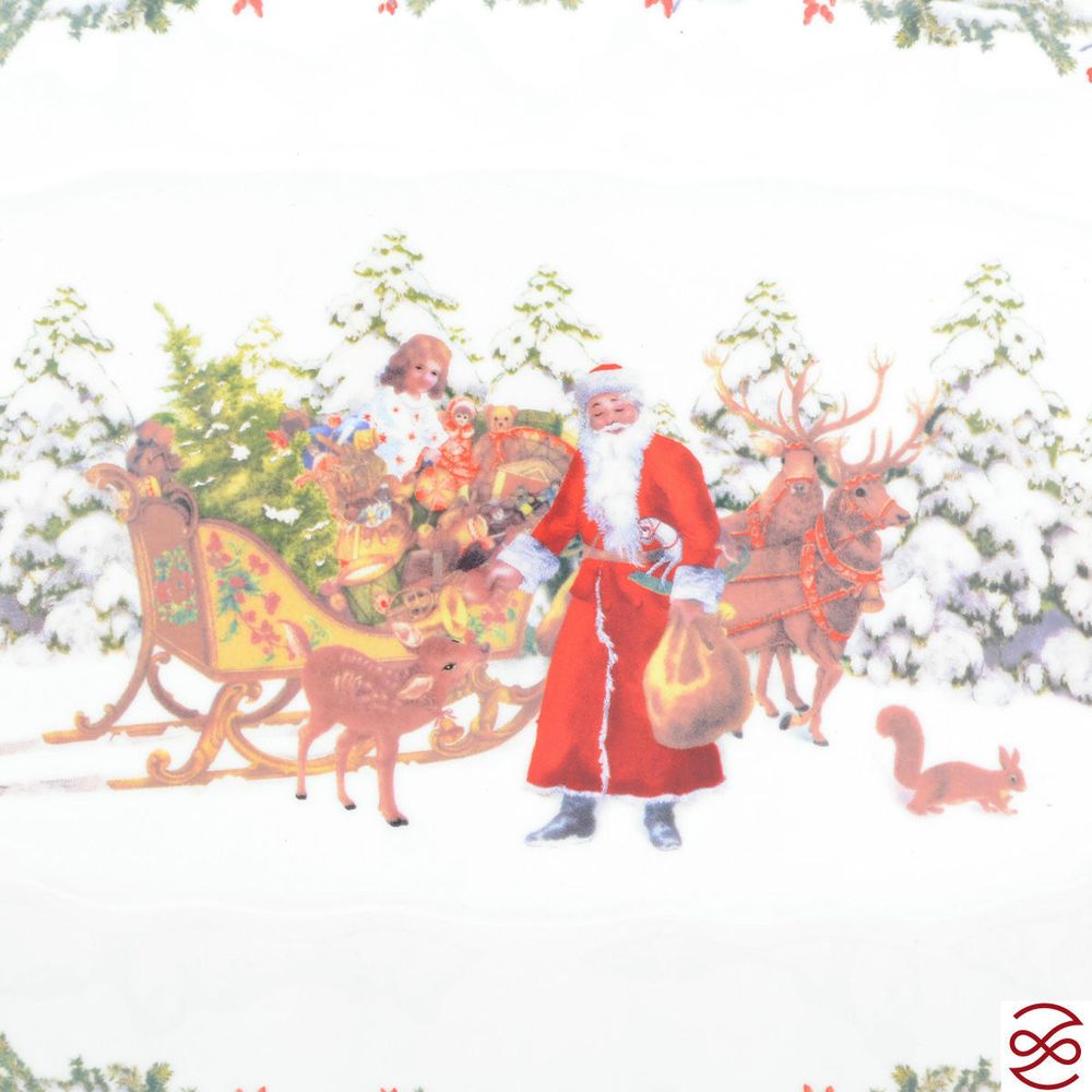 Блюдо овальное Repast Зимняя сказка 29*19 см