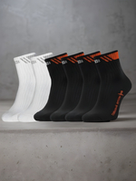 Набор носков мужских LEGENDA из 3 пар (2 пары черные/1 пара белые)