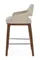 Полубарный стул Lord 65 см, бежевая обивка, ножки орех