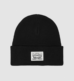 Шапка LEVI'S BACKPATCH BEANIE CAVIAR