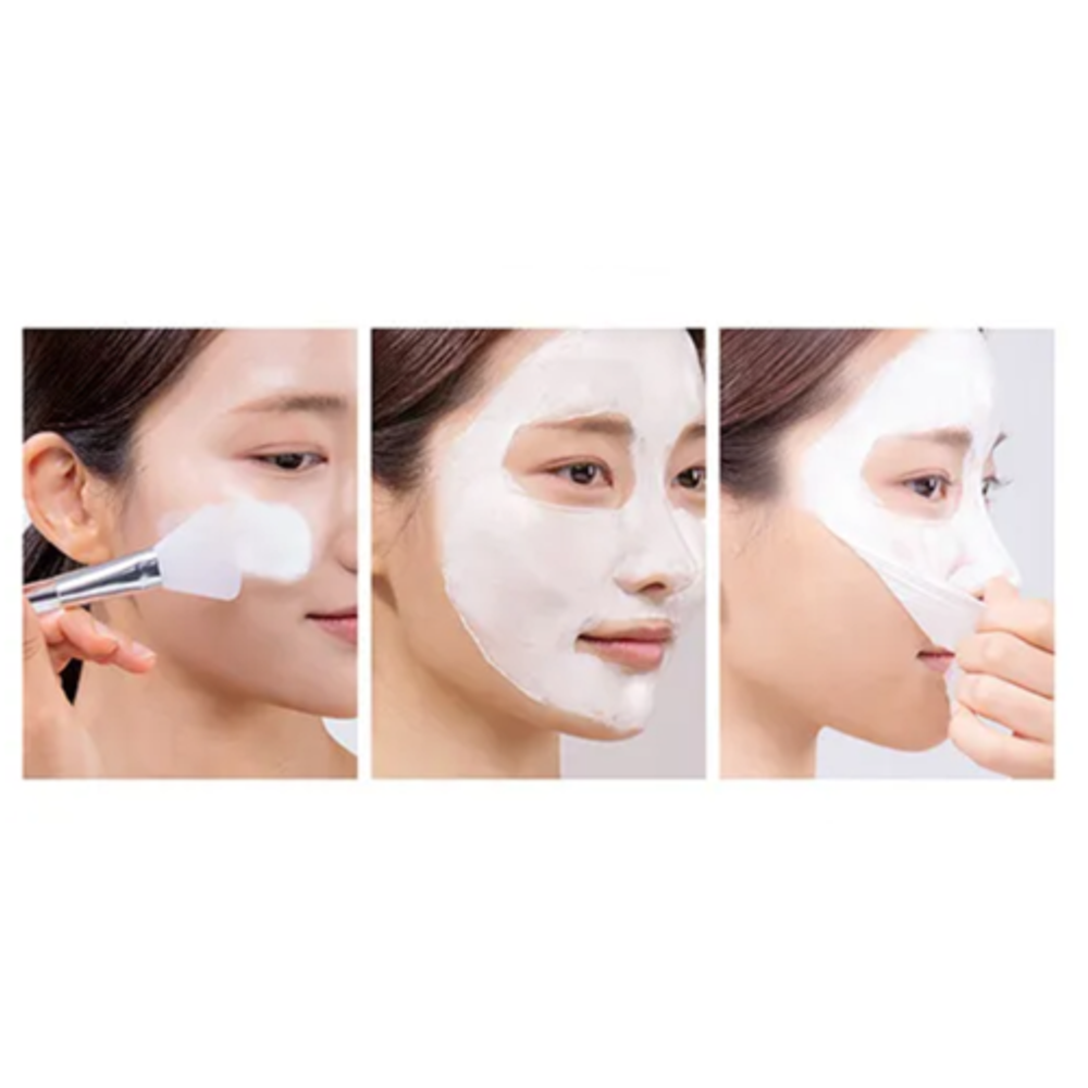 TheYEON Маска-пленка выравнивающая тон кожи + кисть - Yo-woo glutathione toning wrapping mask, 70мл