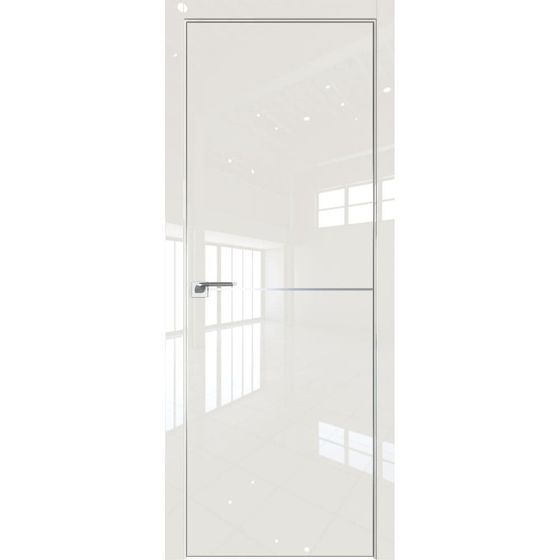 Profil Doors 16LE магнолия люкс с алюминиевым молдингом профиль серебро