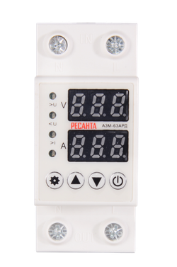Блок защиты по напряжению Ресанта АЗМ-63АРД регулируемый (с дисплеем)