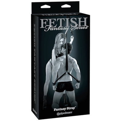 Бондаж для фиксации Fantasy Strap (Цвет: черный)