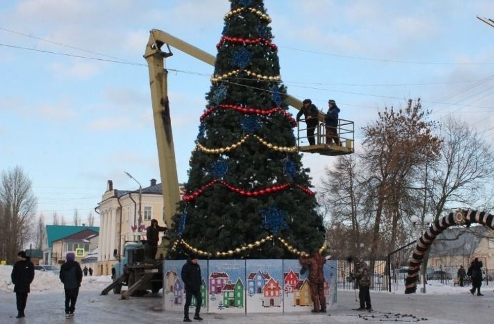 Большие Бусы из шаров разного диаметра