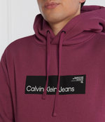 Худи HYPER REAL BOX LOGO CALVIN KLEIN JEANS - фиолетовый(J30J324106)