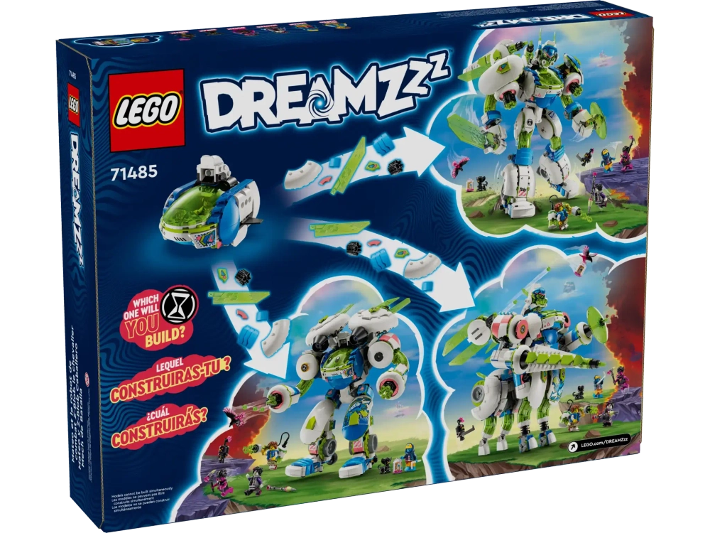 Конструктор LEGO DREAMZzz 71485 Матео и Зет-Блоб, боевой робот-рыцарь