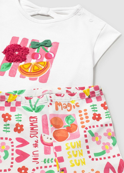 футболка с двумя леггинсами