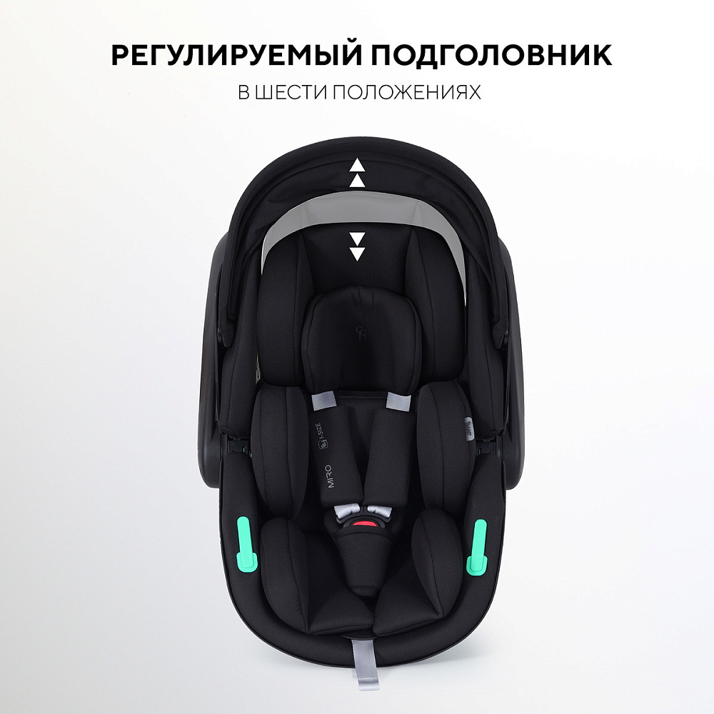 Детская коляска Rant Flex Therm Soft 3 в 1 с автокреслом Miro Black Shine Brown