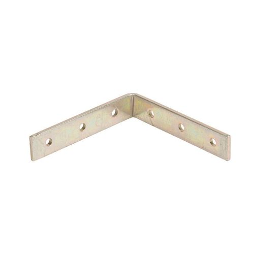 Уголок крепежный узкий 100х20х100х3 мм желтый ШК