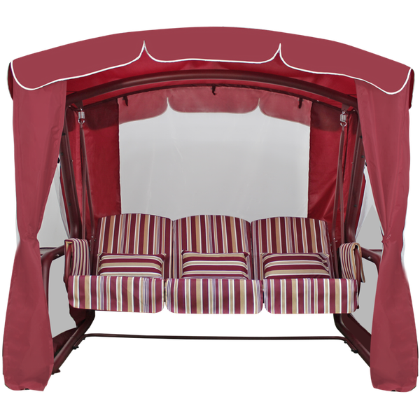 Садовые Качели Элит Люкс бордо