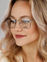 Оправа для очков для зрения металлическая брендовая