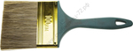 ЗУБР Аква КП-14 100 мм, 4'' смешанная щетина пластмассовая рукоятк, Плоская кисть, МАСТЕР (4-01014-100)