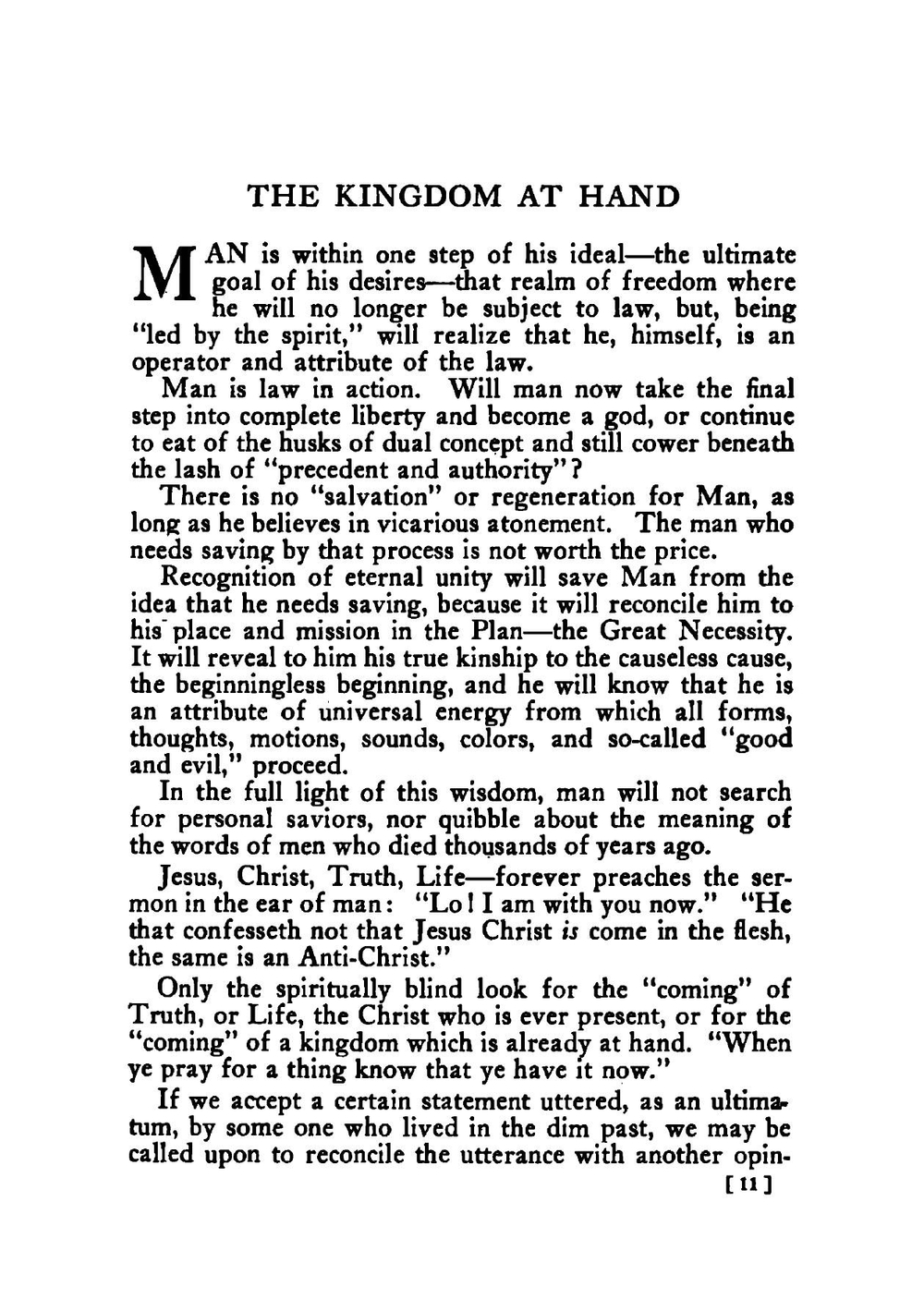 God-man: The Word Made Flesh | George Washington Carey