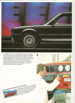 BMW E30 Mtech1 Передняя накладка (Реплика "Стекловолокно")