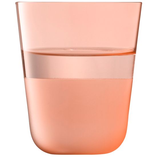 Набор стаканов arc contrast, 380 мл, коралловые, 2 шт.