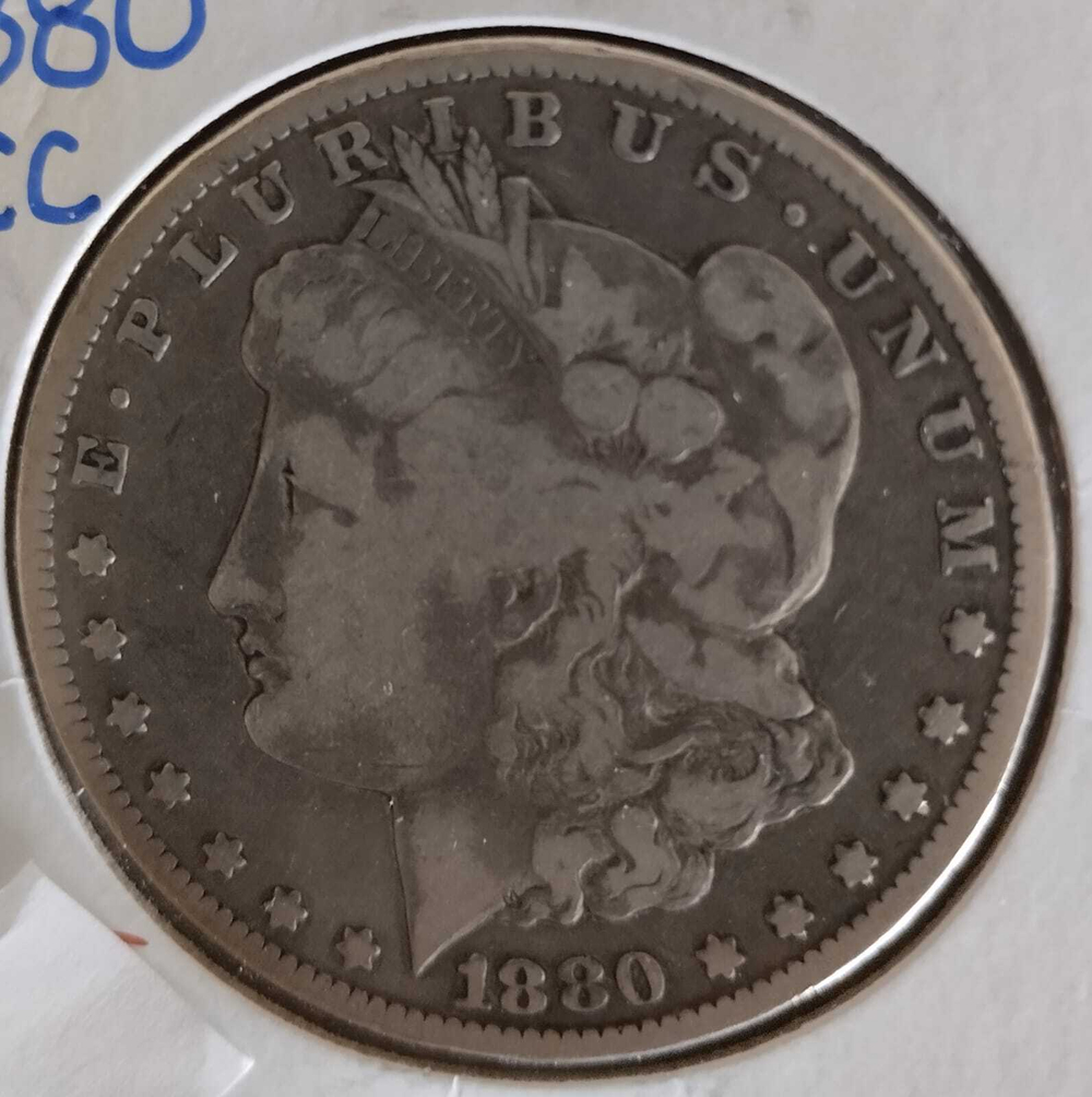 1 доллар Morgan СС 1880 г